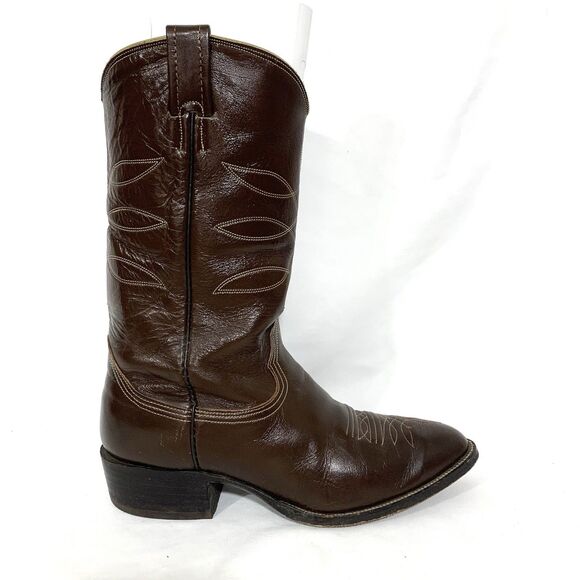 Nocona 4761 Brown Western Boots Men’s 8.5 EE, Brown - Picture 2 of 12